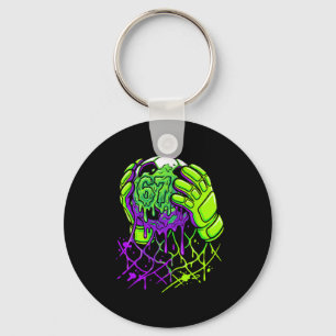 Porte-clés Gants de gardien de but Slime Soccer 67 dégoulinan