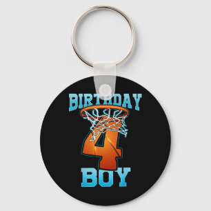 Porte-clés Garçon 4 ans Cadeaux 5e anniversaire Bysketbyll Pe