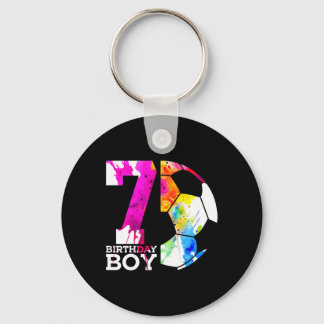 Porte-clés Garçon 7 Anniversaire Football 7e Anniversaire