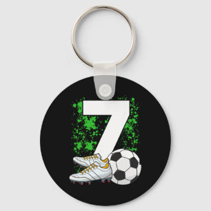 Porte-clés Garçon 7 ans Anniversaire Footballeur 7 Ans