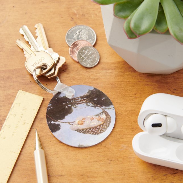 Porte-clés Garçon dans l'arbre de Hassoc par Jessie Willcox S (Bureau)