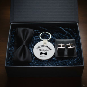 Porte-clés Garçon d'honneur Moderne Mariage Personnalisé