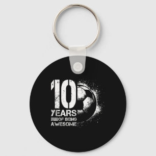 Porte-clés Garçon Fille Footballeur 10 Ans pour les 10 Ans