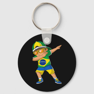 Porte-clés Garçon mi-brésilien mi-ukrainien Enfant Brésil Ukr