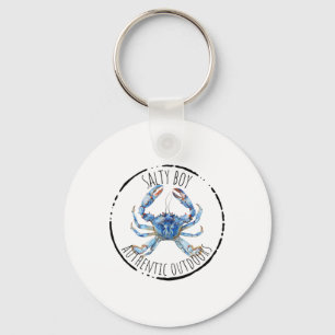 Porte-clés Garçon salé Attitude salée Drôle de pêche Crabe Pê