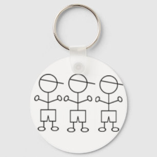 Porte-clés garçons de triplet de porte - clé de garçon de