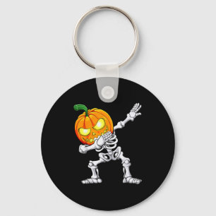 Porte-clés Garçons d'Halloween Dabbing Squelette Y Citrouille