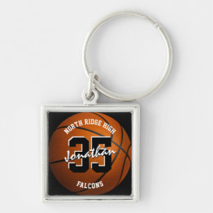 Porte-clés garçons filles basketball porte - clé w nom de l'é