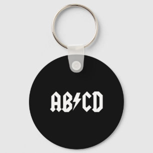 Porte-clés Garçons Filles Enseignants ABCD Rock Graphic retou