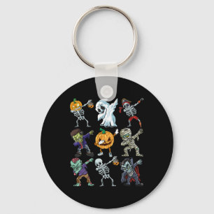 Porte-clés Garçons Halloween Skeleton Jack-o'-lantern Zombie