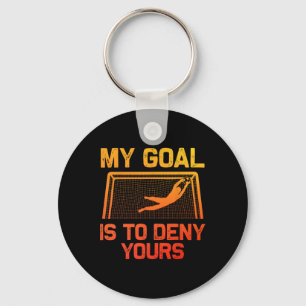 Porte-clés Garde de but de football Art pour hommes femmes ga