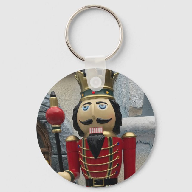 Porte-clés Garde du roi casse-noisette Noël (Recto)