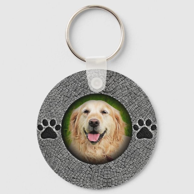 Porte-clés Garde-mémoire personnalisée pour chien ou chat (Recto)