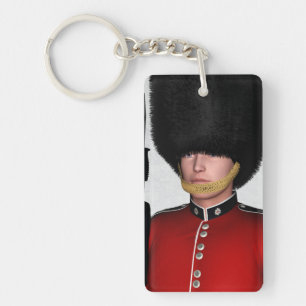 Porte-clés Garde royal britannique soldat Londres Art