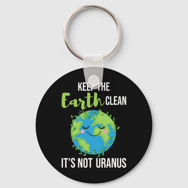 Porte-clés Garder la Terre propre - Protection De l'environne (Recto)