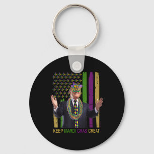 Porte-clés Garder Mardi Gras Grand Amusant Trump Mardi Gras 2