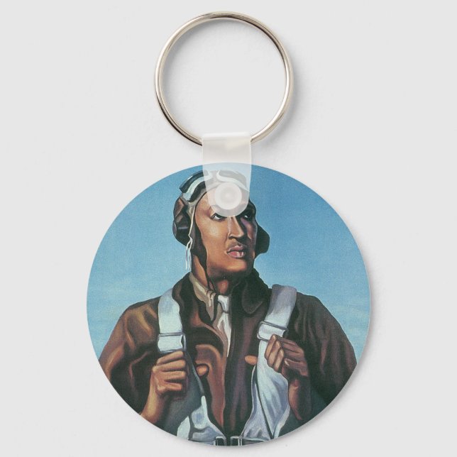 Porte-clés Garder Nous Volant ~ Aviateur de Tuskeege (Recto)