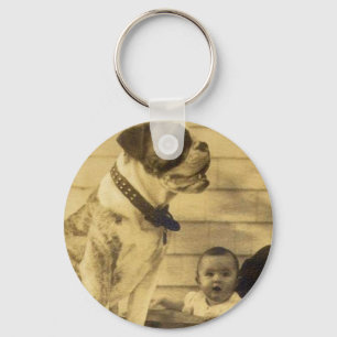 Porte-clés Gardes pitbull des années 1920