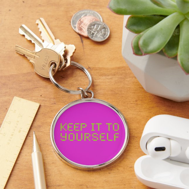 Porte-clés Gardez-le pour vous-même Hot Rose (Bureau)