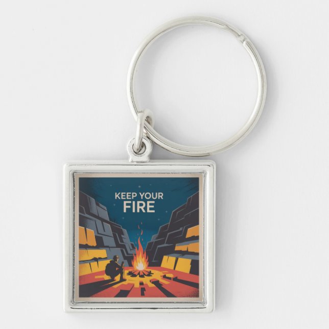 Porte-clés Gardez Votre Feu (Devant)