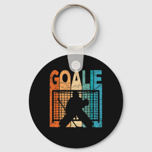 Porte-clés Gardien de but de hockey sur glace Gardien de but