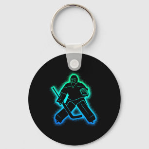 Porte-clés Gardien de but joueur de hockey hommes garçons gar