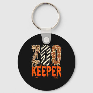 Porte-clés Gardien de zoo Costume drôle d'Halloween Garde de