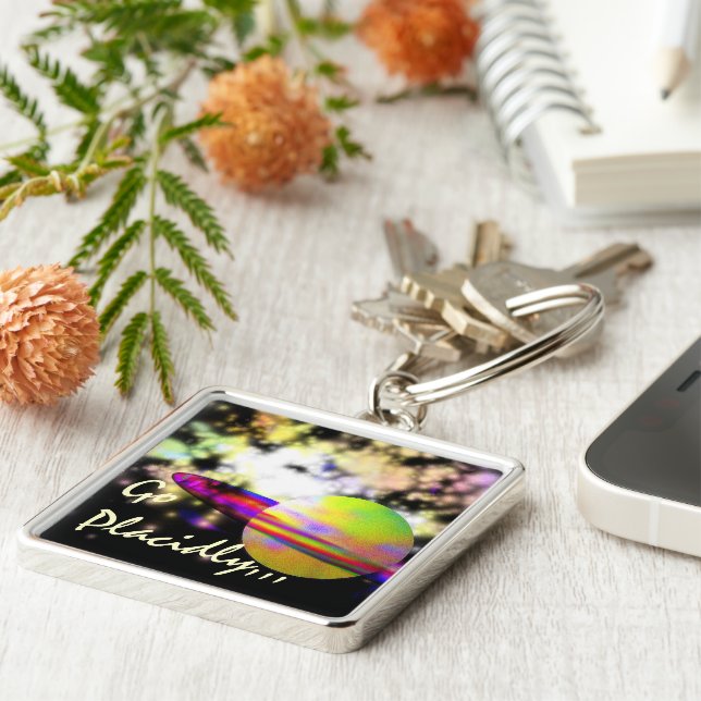 Porte-clés Gardien des DESIDERATA de galaxie (Côté)