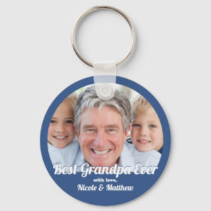 Porte-clés Gardien photo moderne de Grand-père