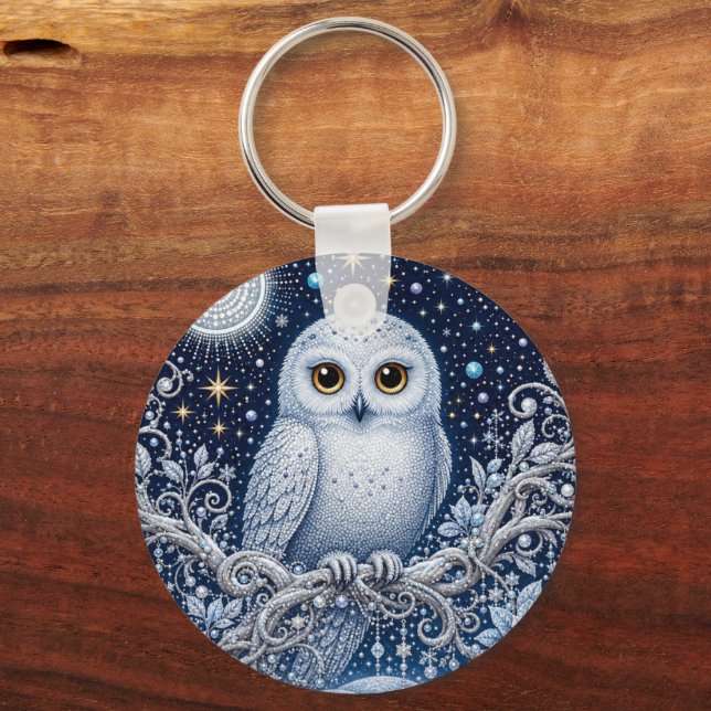 Porte-clés Gardienne de la nuit hivernale (Recto)