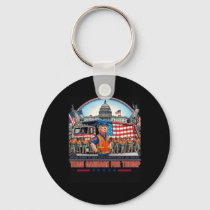 Porte-clés Garge pour l'équipe Trump Grabge Vote Trump Drôle