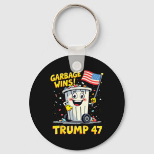 Porte-clés Garge Wins Trump 47 Équipe Garge Pour Trump 2024 É