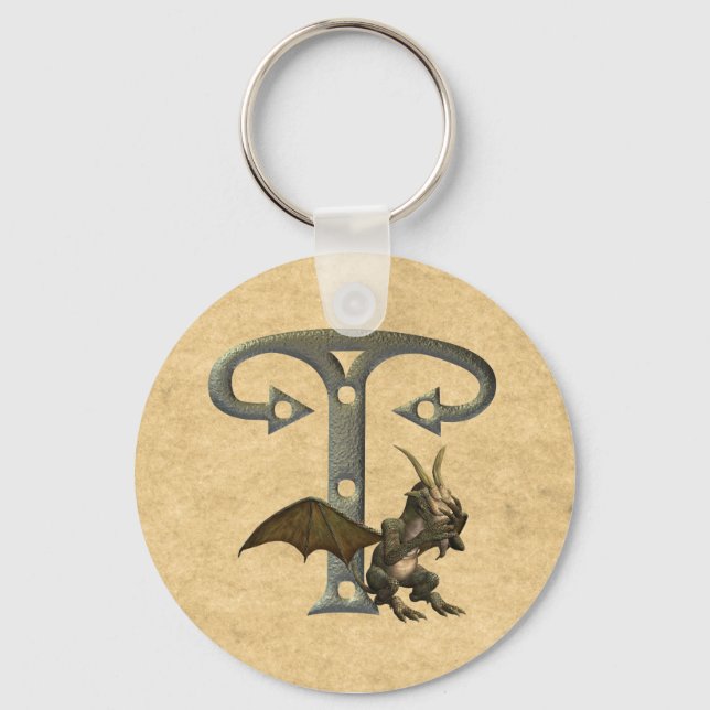 Porte-clés Gargoyles Monogramme T (Recto)