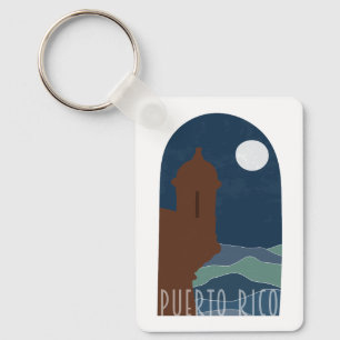 Porte-clés Garita BOHO de Porto Rico la nuit