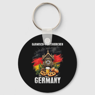 Porte-clés Garmisch partenkirchen Allemagne Souvenir Voyage