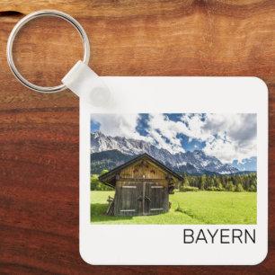 Porte-clés Garmisch Partenkirchen Bavaria Alpes Panorama