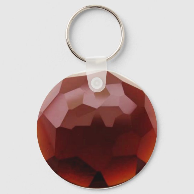 Porte-clés Garnet 01, Janvier, Birthstone (Recto)