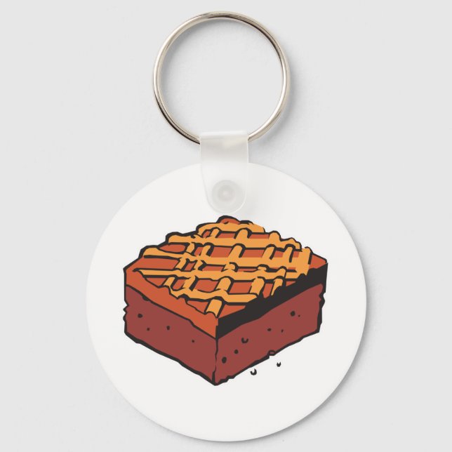 Porte-clés gâteau au chocolat (Recto)