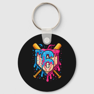 Porte-clés Gâteau d'anniversaire Hugvyn 6 Baseball Crème Glac