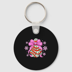 Porte-clés Gâteau d'arbre de Noël Rétro Debbie Coquette Femme