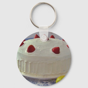 Porte-clés Gâteau de fraise