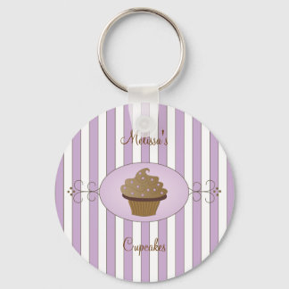 Porte-clés Gâteau mauve