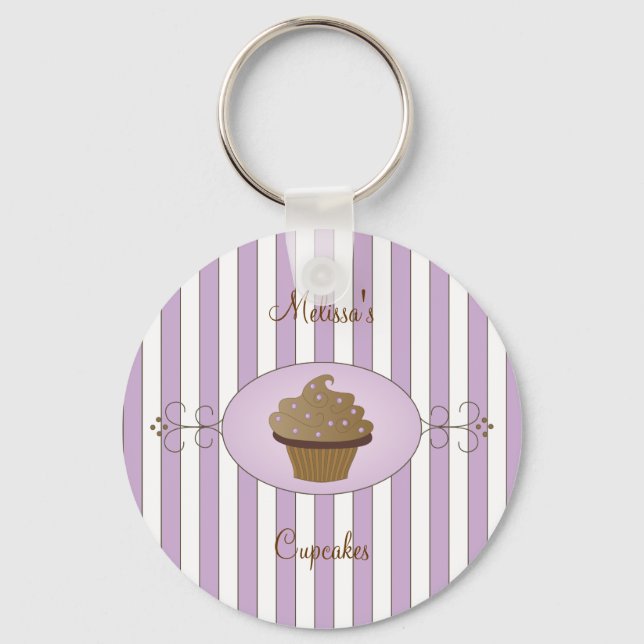 Porte-clés Gâteau mauve (Recto)