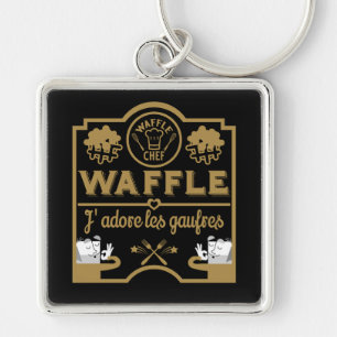 Porte-clés gaufres françaises