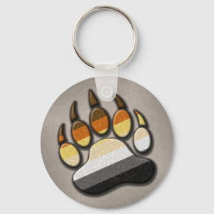 Porte-clés Gay Bear Pride Paw