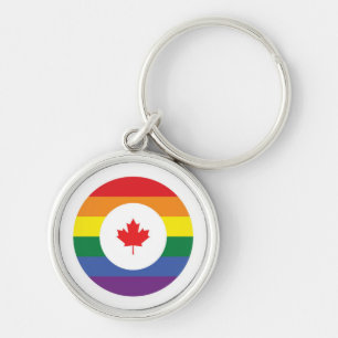 Porte-clés Gay pride canadien