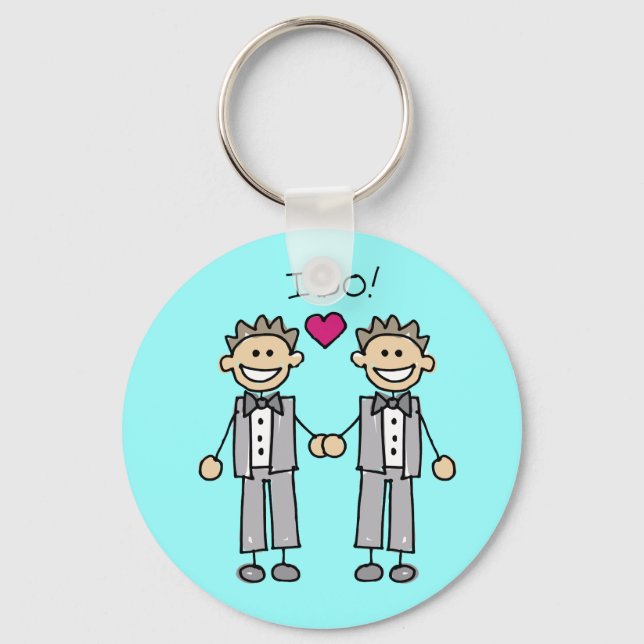 Porte-clés Gay Wedding Favors (Recto)