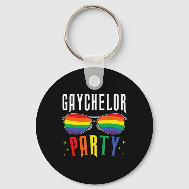 Porte-clés Gaychelor Gay Lesbienne Lgbtq Fierté Enterrement d (Recto)