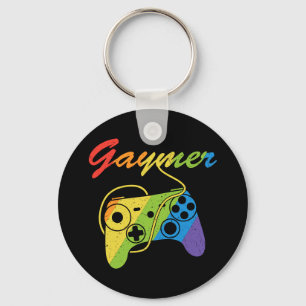 Porte-clés Gaymer Rainbow Video Game Controller Jeux