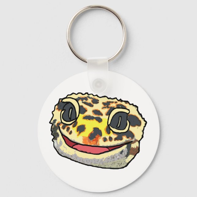 Porte-clés Gecko léopard (Recto)